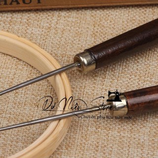 Dùi nhọn đục lỗ cán gỗ 16cm