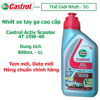 Dầu nhớt xe tay ga Castrol Activ Scooter 10W40 4T