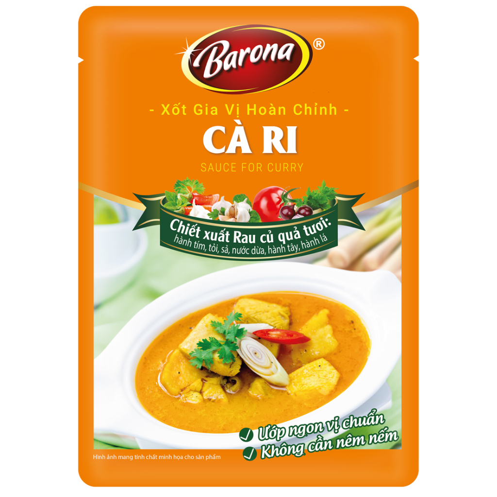 Xốt Cà Ri Barona 80g