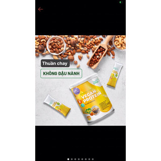 Bột sữa đạm thực vật vegan protein chính hãng - tâm an -natural - thuần chay)- không đậu nành bổ sung đủ chất - hộp 420g