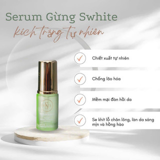 Serum gừng dưỡng trắng face swhite NSX 2023