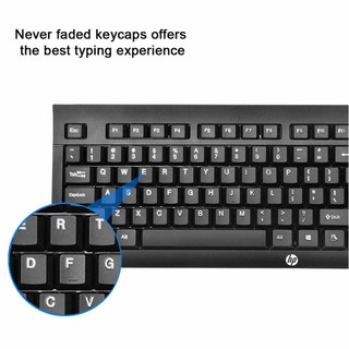 Combo Phím Chuột HP KM100 USB (Đen)