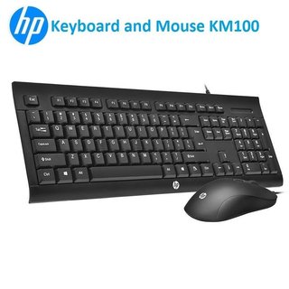 Combo Phím Chuột HP KM100 USB (Đen)