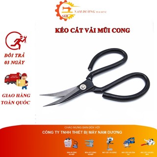 Kéo mũi cong > kéo cong cắt da vải mũi cong