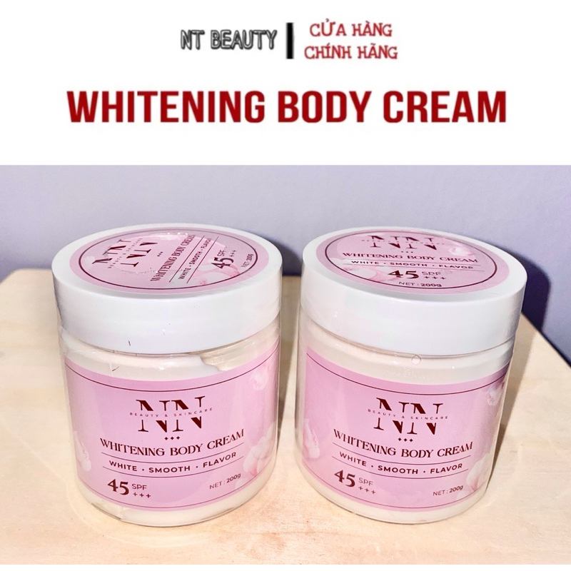 Combo 2 Body Cream Dưỡng Trắng (Hủ 200g)