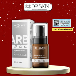 Drceutics tinh chất alpha arbutin làm sáng da mờ nám alpha arbutin 5% và kojic dipalmitate 2% 30g