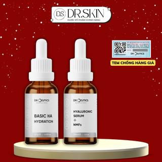 Drceutics tinh chất ha drceutics cấp ẩm và căng bóng da hyaluronic acid + nmfs ha basic 30ml 100ml