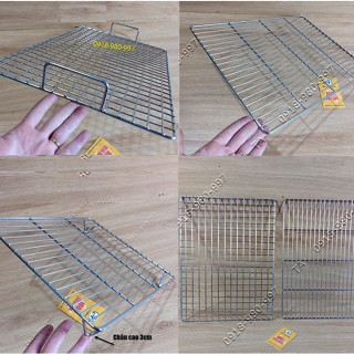 Vĩ nướng inox 304 không gỉ sét các size, vỉ inox 304 chữ nhật cho lò nướng, lò vi sóng