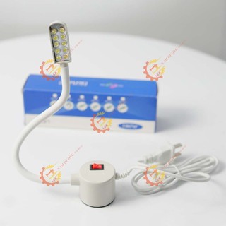 Đèn led máy may nam châm 10 bóng siêu sáng
