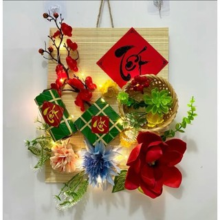 Phụ kiện trang trí tết, decor trang trí tết, mành trang trí tết