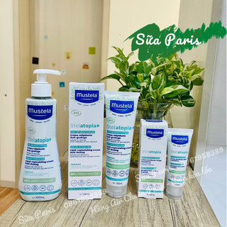 Mustela Stelatopia kem dưỡng da mặt và cơ thể cho trẻ sơ sinh & em bé da chàm thể tạng full size_Sữa Paris Aderma