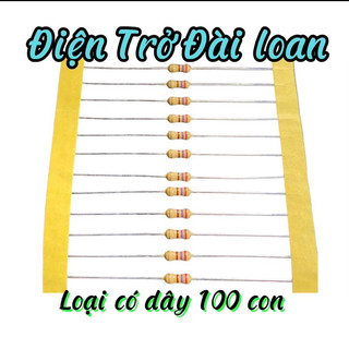 Điện trở đài loan 1/4w +-5 % từ 150k đến 2000k - điện tử lk shop