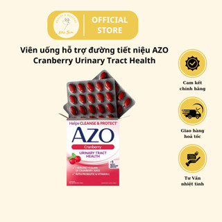 Viên uống AZO Đỏ, Azo Vàng, Azo Tím- Azo Cranberry Urinary Tract Health, hỗ trợ sức khỏe đường tiết niệu.