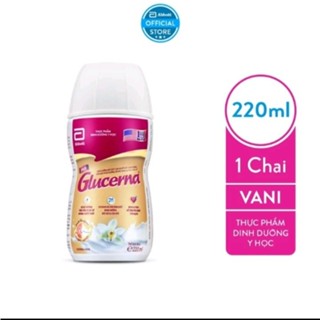 [Date 8/2025] 1-5 Thùng 30 chai sữa Glucena abbott nước 220ml hương Vani