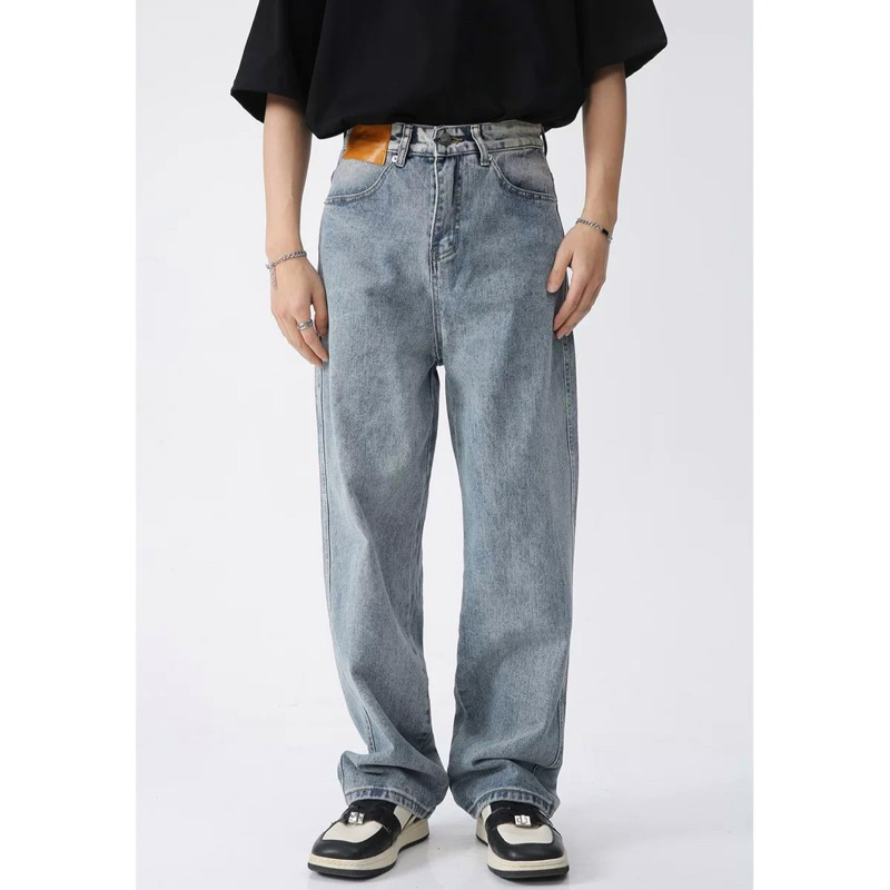 Quần jeans baggy nam bản sample Brokeboiz