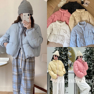 Áo phao béo style hàn quốc ngọt ngào áo phao form vừa nhiều màu