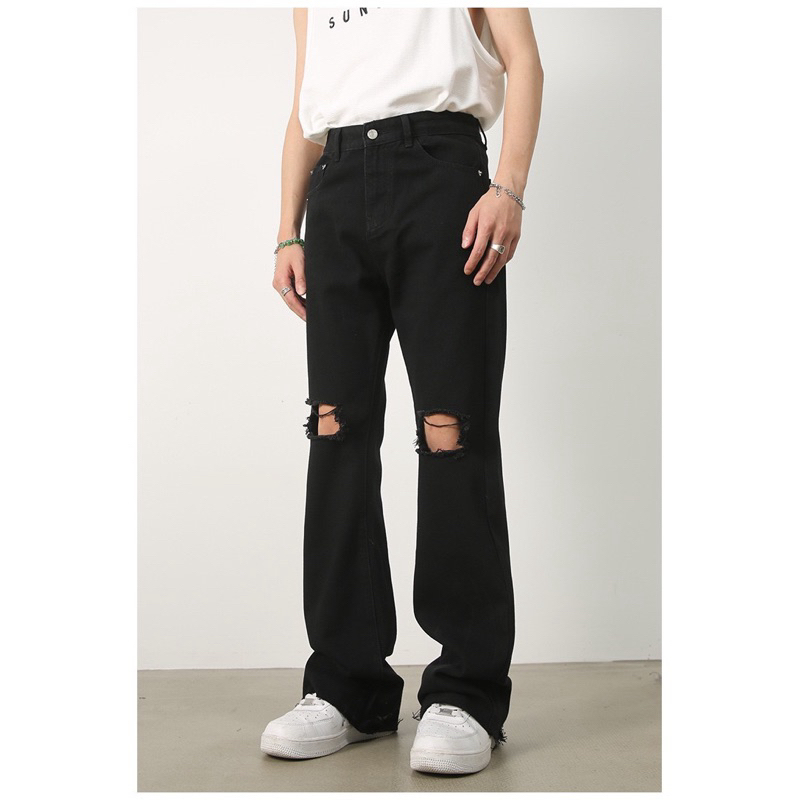 Quần jeans baggy nam bản sample Brokeboiz