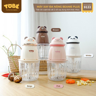 Máy xay mini đa năng 8 lưỡi Beanie hãng Tobé chế biến đồ ăn dặm cho bé