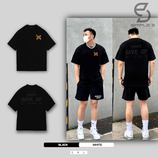 Áo Thun Unisex Local Brand SIMPLE "E" Form Oversize Cotton 100% DONTGIVEUP