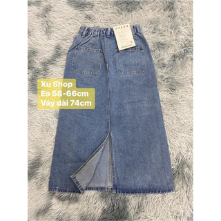 Order. Chân Váy Chữ A Eo 60cm Xẻ Tà