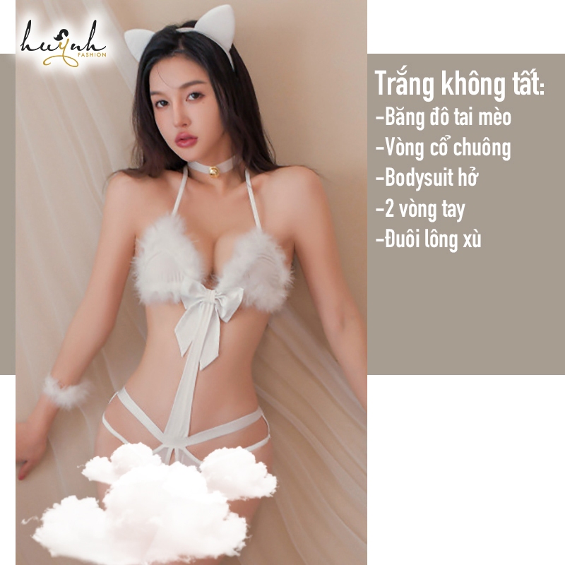 Set Đồ Cosplay Sexy Hóa Trang Bé Mèo Gợi Cảm - CO28