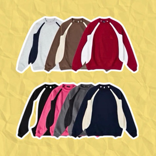 [ Hàng sẵn ] Áo nỉ sweater basic thêu hoạ tiết đơn giản nhiều phối màu chất nỉ bông dày dặn