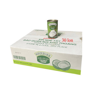 Thùng 30 Lon Nước Cốt Dừa Wonderfarm 160ml _ hàng chính hãng & date mới nhất