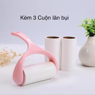 Cây lăn bụi quần áo kèm 2 lõi thay thế