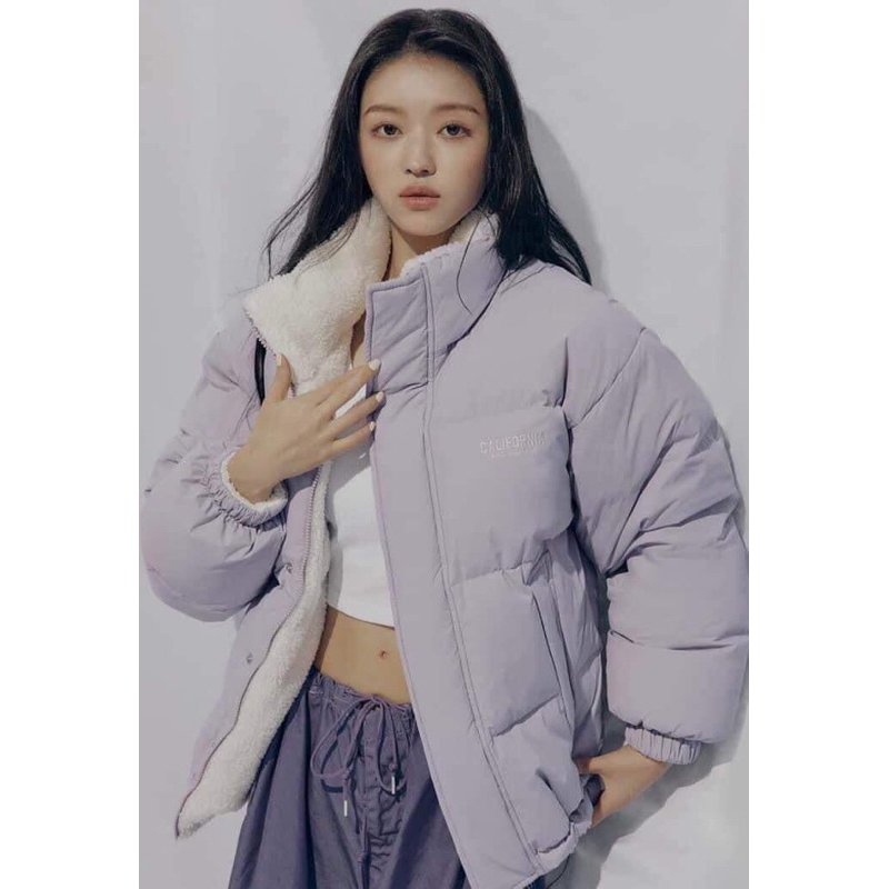 (AUTHENTIC 100%) Áo khoác phao unisex 2 mặt W.H.O.A.U