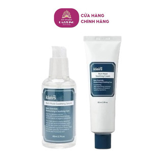 COMBO Tinh Chất + Kem Dưỡng Cấp Ẩm Klairs Rich Moist Soothing