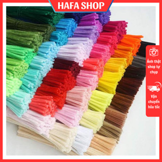 SET 100 Cành Kẽm Nhung, Kẽm Lông Loại 1 Làm Hoa Handmade, Đồ Trang Trí Decor, Đồ Chơi cho bé Freeship