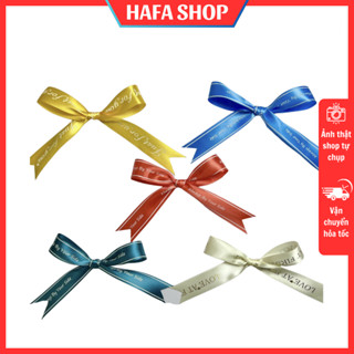 Nơ ruy băng HAFA HANDMADE loại to làm sẵn dùng trang trí
