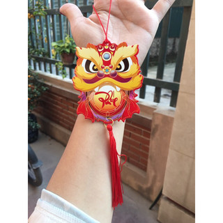1 dây treo lân, treo Tết , trang trí treo mai đào
