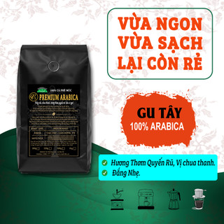 Cà phê nguyên chất arabica, gu tây, mã v1, vonhills coffee, 100% cà phê mộc.