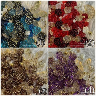 [CHG]Túi 10g charm Hoàng Gia hỗn hợp giả mạ vàng trang trí toploader hoặc decor trang trí