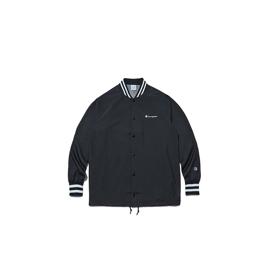 ÁO KHOÁC CHAMPION SNAP JACKET BLACK | CHÍNH HÃNG | FEARLOUS.VN