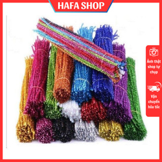 Bó Kẽm Xù Kim Tuyến Tạo Hình Làm Đồ Thủ Công Handmade Và Trang Trí