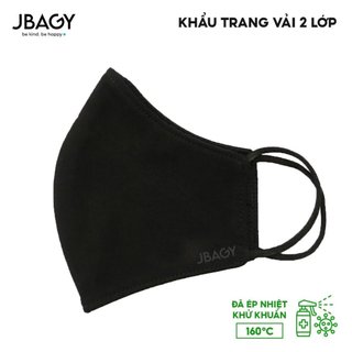 Khẩu trang vải JBAGY 2 lớp bảo vệ môi trường