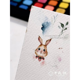 Cọ thư pháp cán gỗ vẽ màu nước
