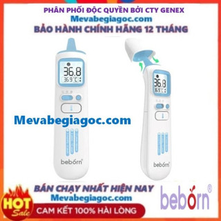 Nhiệt kế hồng ngoại Beborn đo trán và đo tai - IT03 - An toàn cho Mẹ và Bé, bảo hành 12 tháng -Đời sau của Fatz Fatzbaby