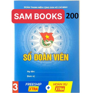 Sổ đoàn viên xanh dương, sổ chi đoàn kết nạp hàng chuẩn Giá tốt Bản mới nhất giá bìa 10k