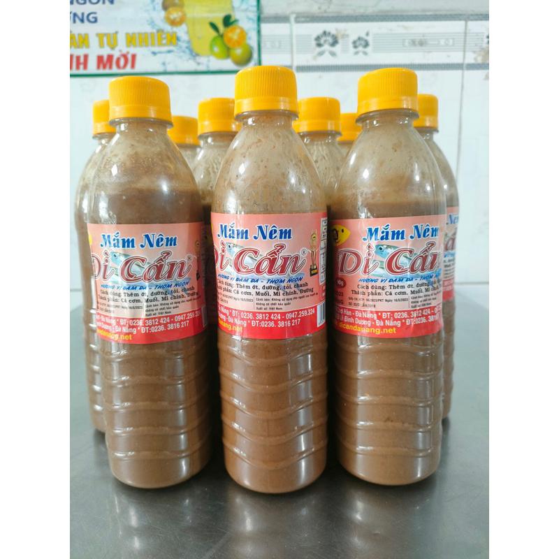 Mắm dì cẩn ( mắm nêm, mắm cá cơm)