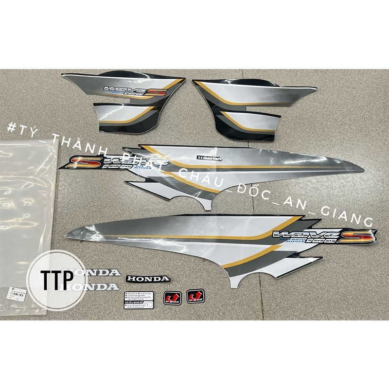 Tem WS 100 Đen mẩu Thái 3Lop ( 1 Bộ )