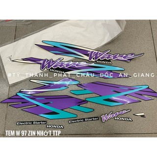 Tem wave 97 xanh nhớt đb