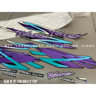 Tem Wave 97 Xanh Nhớt ĐB ( 1 Bộ )