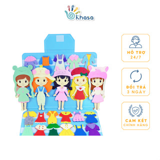  Đồ Chơi Bé Gái Sổ Tay Thời Trang 4 Mùa Búp Bê Thay Đồ Thiết Kế Sáng Tạo Cho Bé - Khasa Việt Nam 