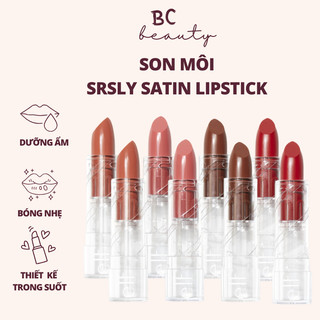 Son thỏi e.l.f srsly satin drugstore lipstick | nhẹ môi, dưỡng ẩm, giá hạt dẻ
