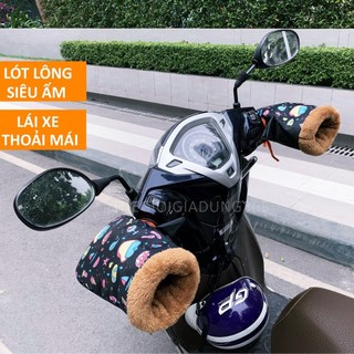  Găng Tay Đi Xe Máy Mùa Đông Nam Nữ Găng Tay Phao 3 Lớp Lót Lông Dày Dặn Giữ Ấm Chống Mưa Rét Xe Máy MÀU NGẪU NHIÊN 