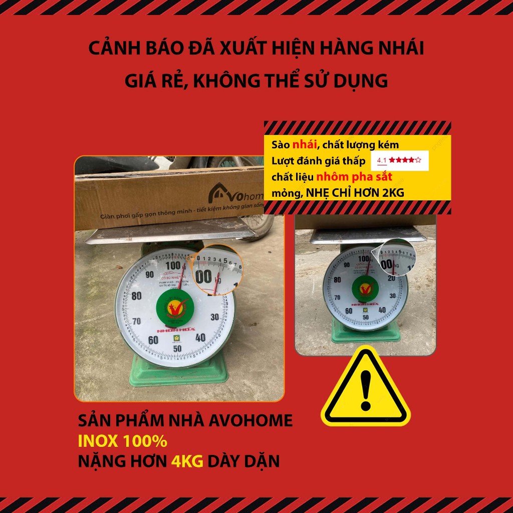 Sào phơi quần áo AVOHOME chính hãng loại giàn phơi có bánh xe treo quần áo cho cả gia đình