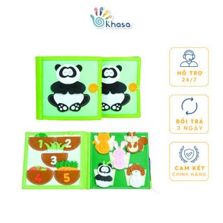 Sách Vải Thế Giới Bao La, Sách Vải Theo Chủ Đề, Giúp Bé Vừa Học Vừa Chơi, Kích Thích Giác Quan - Khasa Việt Nam